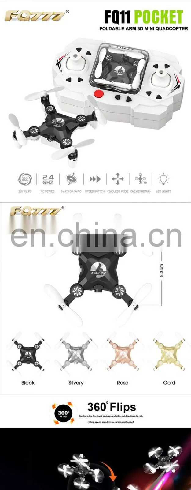FQ777-11W 480P Pixel Mini Drone with Camera
