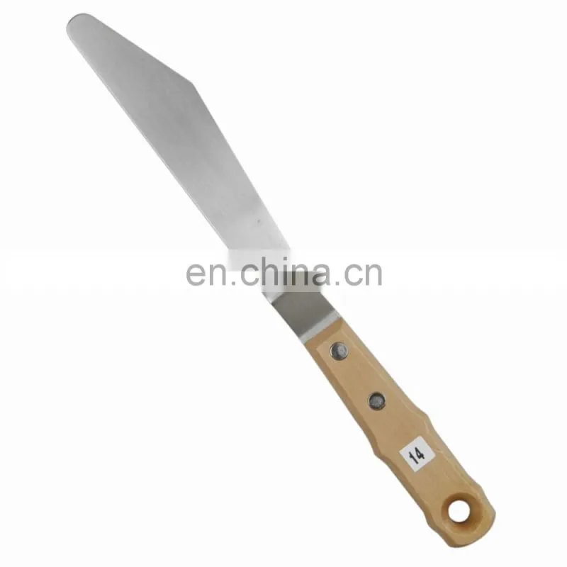 Natural Wooden Handle Large Palette Knife
