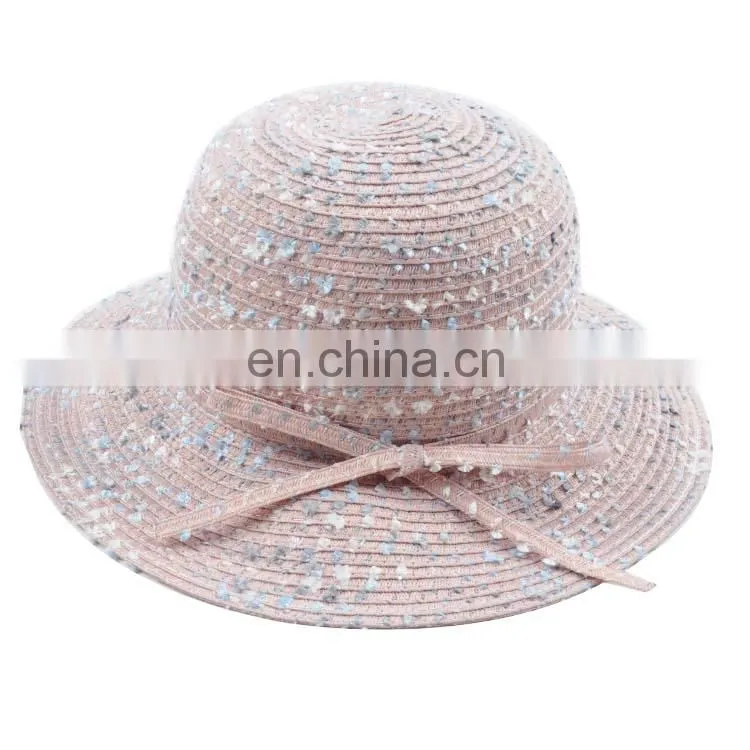 Wholesale fashion hot sell supreme paper straw ladies beach women hat