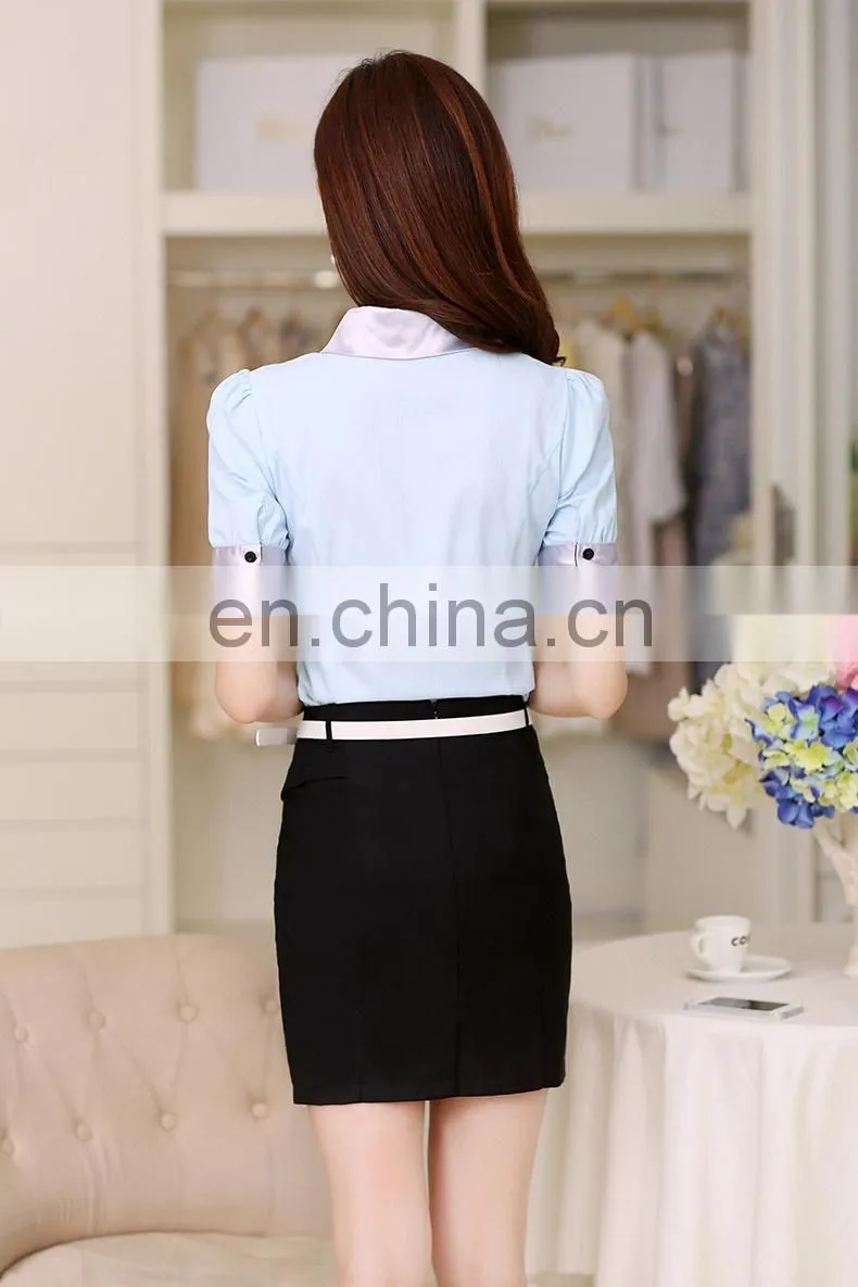 2016 New Stytle work uniform ladies office, office uniform designs dress