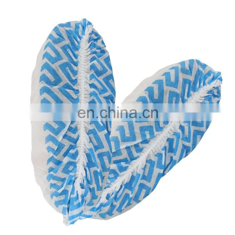 Printed skidproff pp nonwoven shoe cover