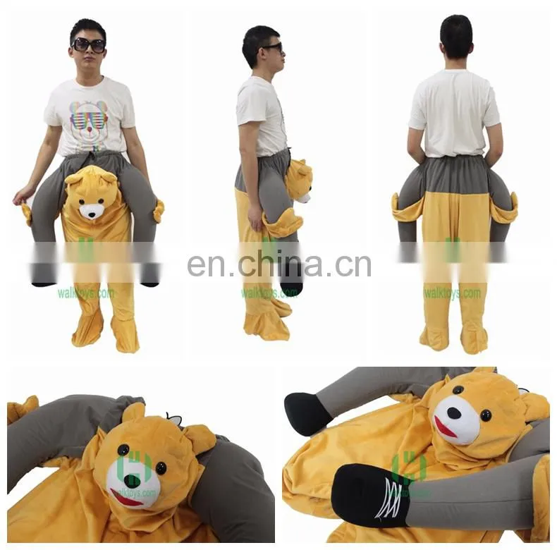 185cm halloween costume suppliers wholesale teddy bear piggyback costume