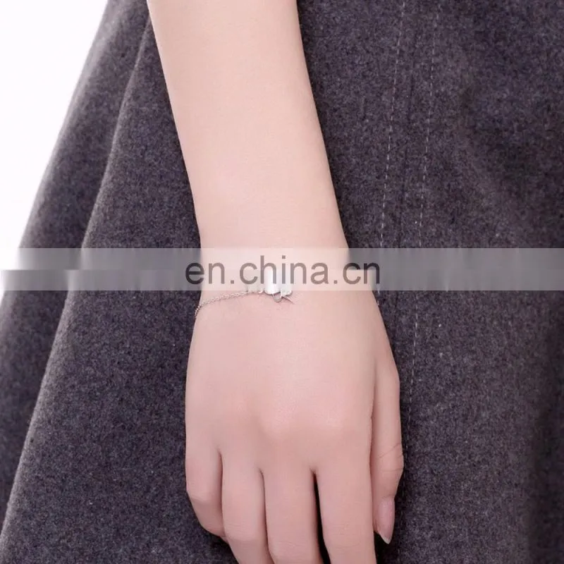 2017 New Ally Express Wholesale Diamond Chian Bracelets 925 Silver