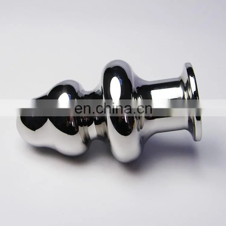 mushroom shape flashing light anal butt plug, jewelry anal plug