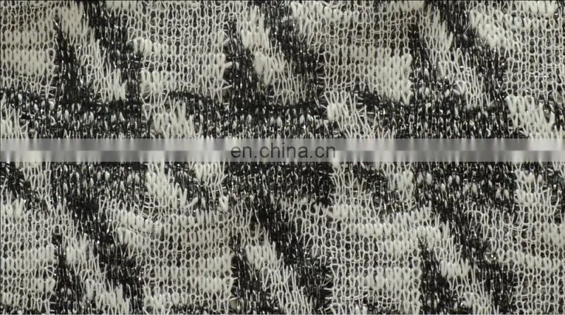 China supplier Loop Gagt Knitted silver fabric The law of graphic