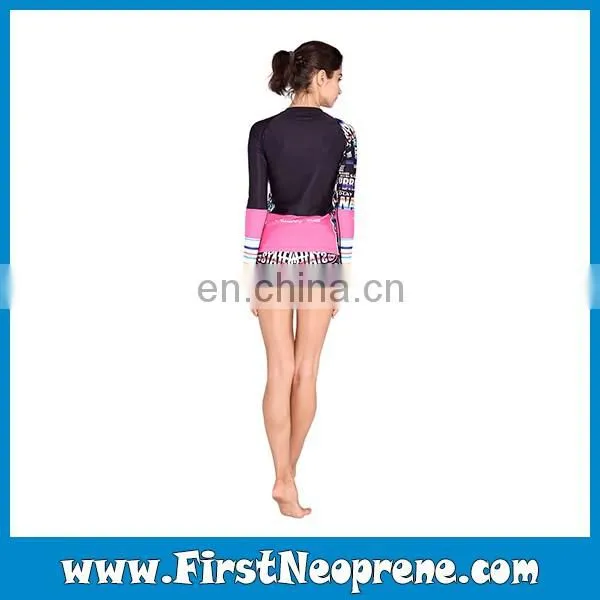 Cool Black Latest Design Long Sleeve Solid Rashguard