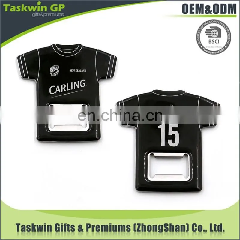 Custom T-Shirt Bottle Opener, Stainless Iron Material Bottle Opener for Promotional