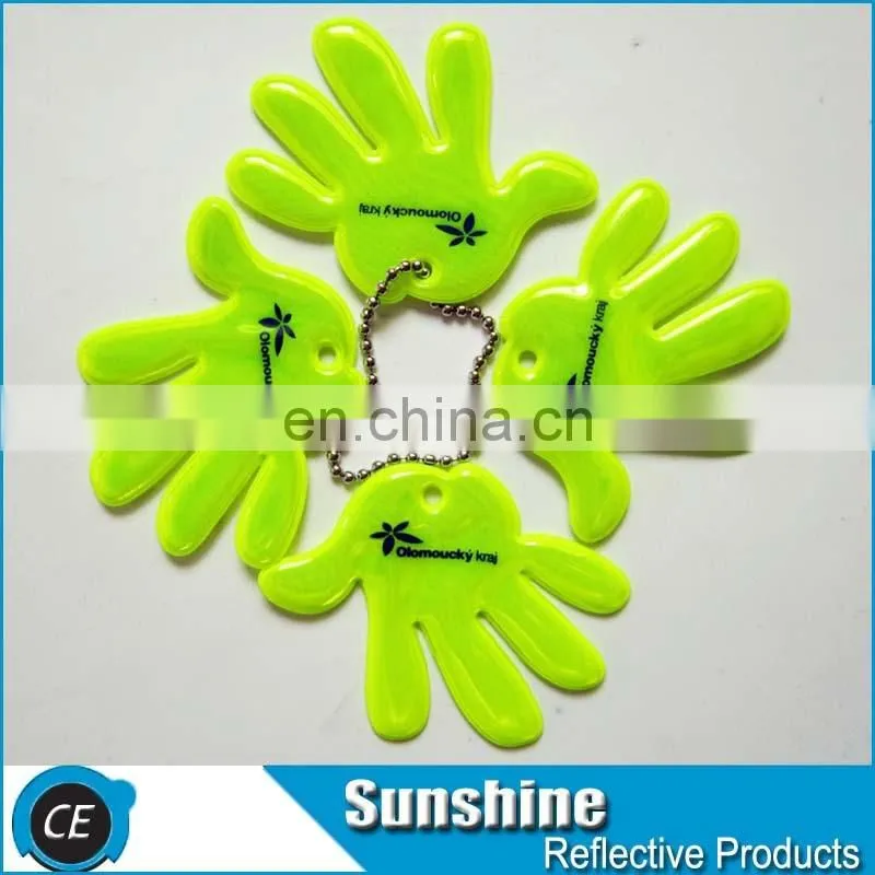 Hand - type reflector promotional gifts pharmaceutical promotional keychain