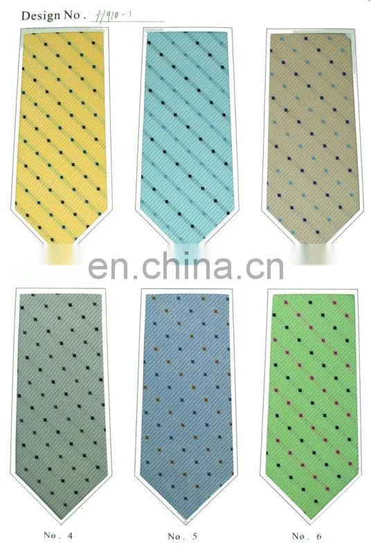 silk or polyester woven tie fabric