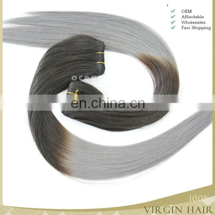 new products virgin brazilian two tone hair color blue hair weave color