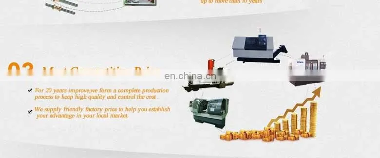 Fanuc ,Siemens control cnc lathe machine CK6136