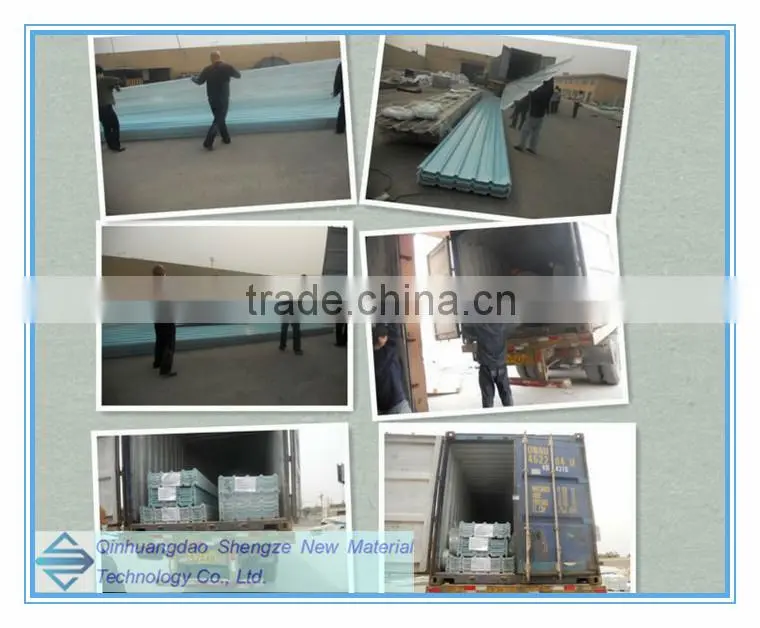 FRP skylight roof/workshop transparent tile/ Waveform transparent tile