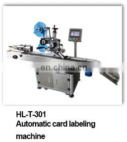 Automatic Suction-Type Card Labeling Machine /Top Sticker Labeling Machine