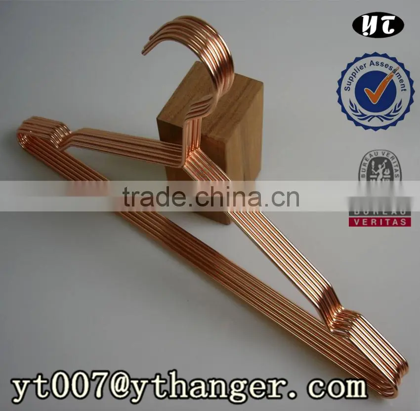 MT044 hot sale and elegant copper metal wire hanger