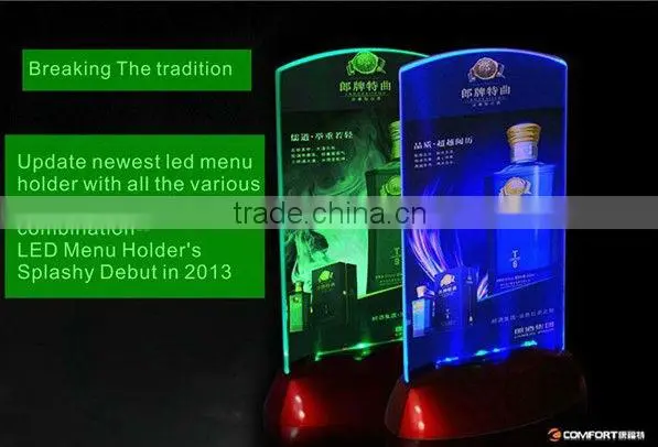 Beautiful design drink display for bar