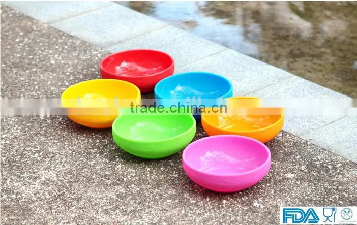 Foodgrade silicone table ware Silicone Bowl,Silicone Soup Bowl with FDA&LFGB