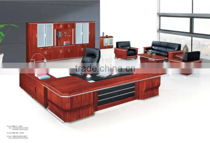 2015# executive office desk office large modern table office furniture A-311