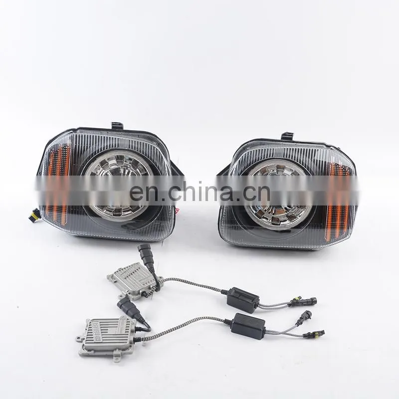 Japanese car LED angel eye headlamp Car headlight for Suzuki Jimny accessories
