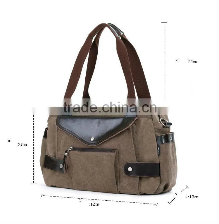 brown canvas tote handbags fashion style