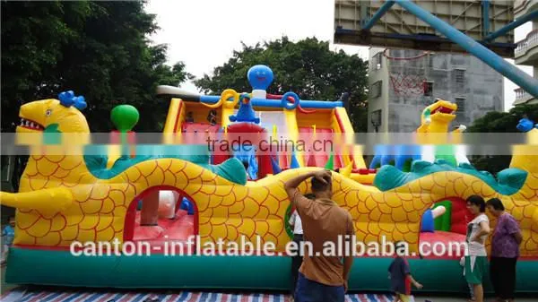 Kids Inflatable Amusement Park Slide Water Park Slides