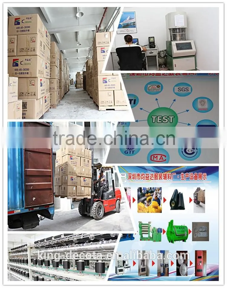 Rubber embroidery thread elastic sewing covering threads for non-woven products