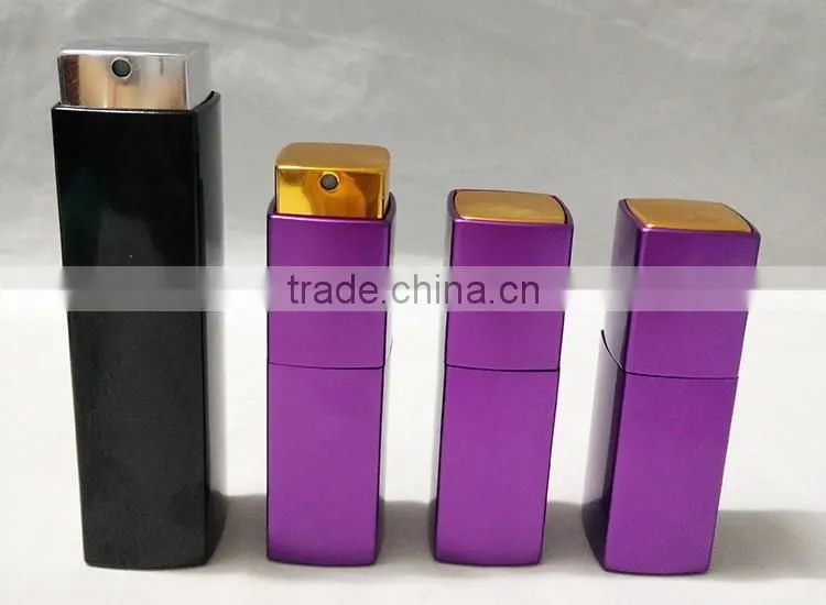 Aluminum eiffel body shape Perfume Mist Sprayer Bottle with sprayer