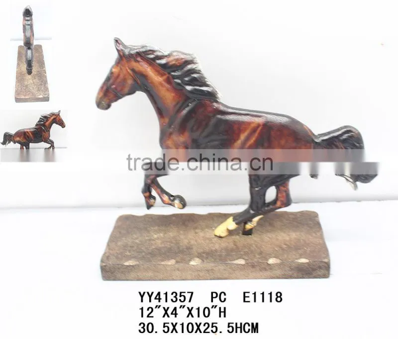 wood horse handmade crafts for table top decor