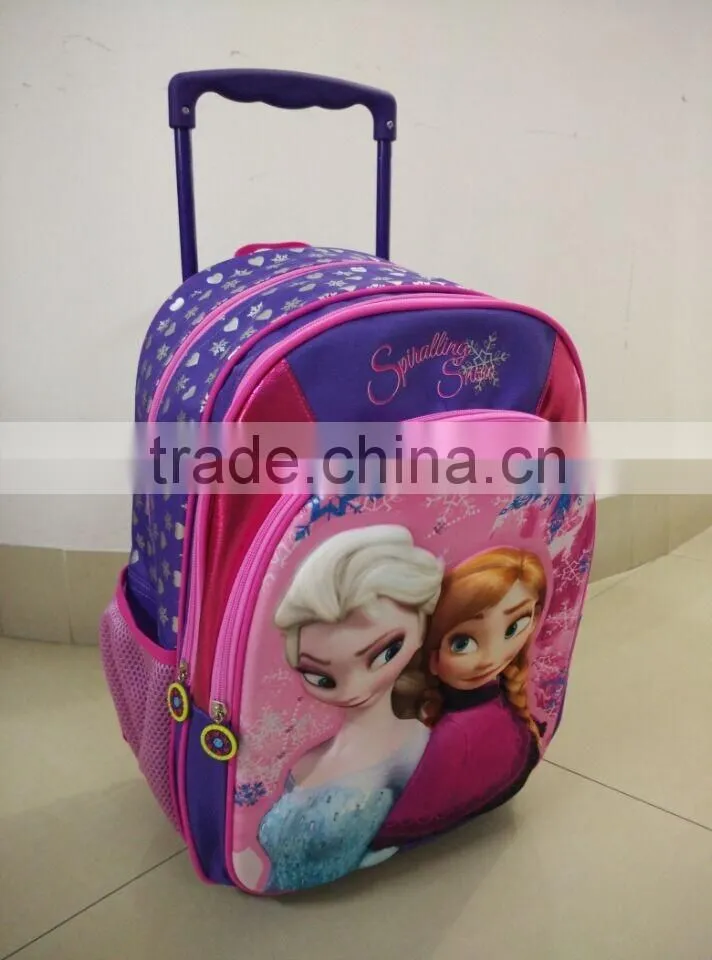 Lovely travel kid luggage with wheels