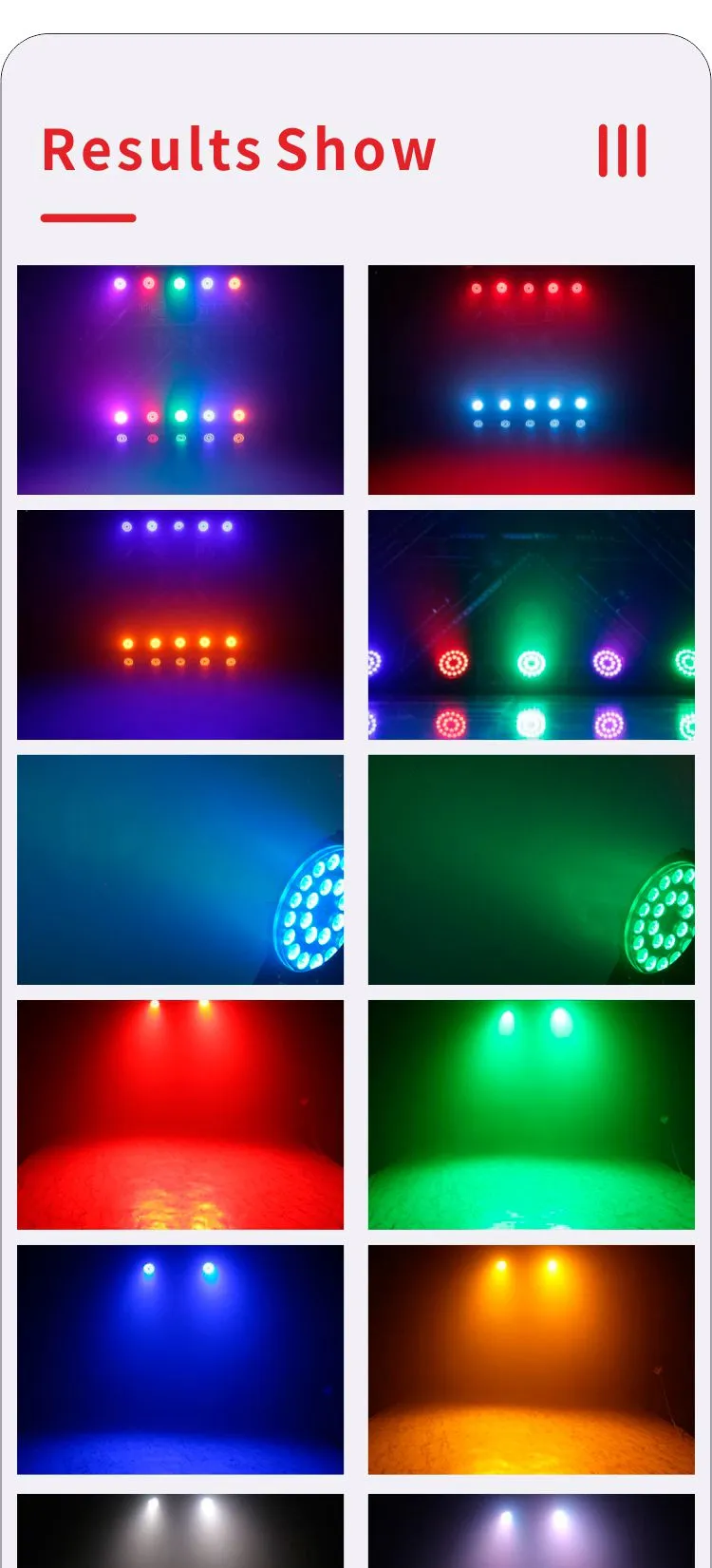 L24 IP High Quality 24pcs 250W 4in1 Waterproof Par LED Lighting Flat Music Bar Lights For Stage Decor And Discos