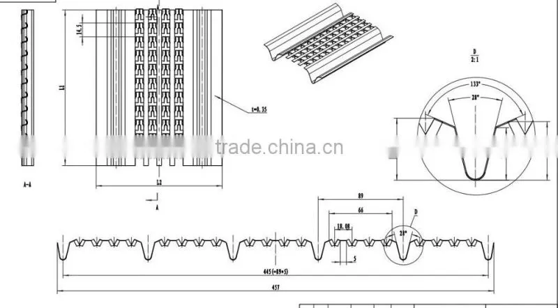 Hi-rib Lath, High Ribbed Formwork, Hi-Lath Metal lath, Hy-rib Lath Metal Lath