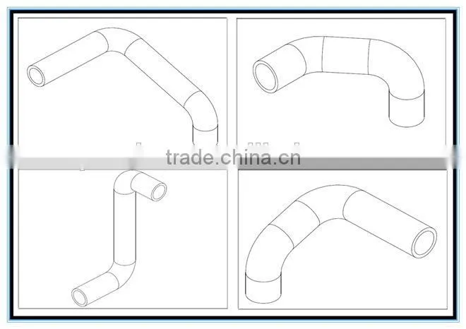 EPDM Truck/Car/Forklift Custom Radiator Hose