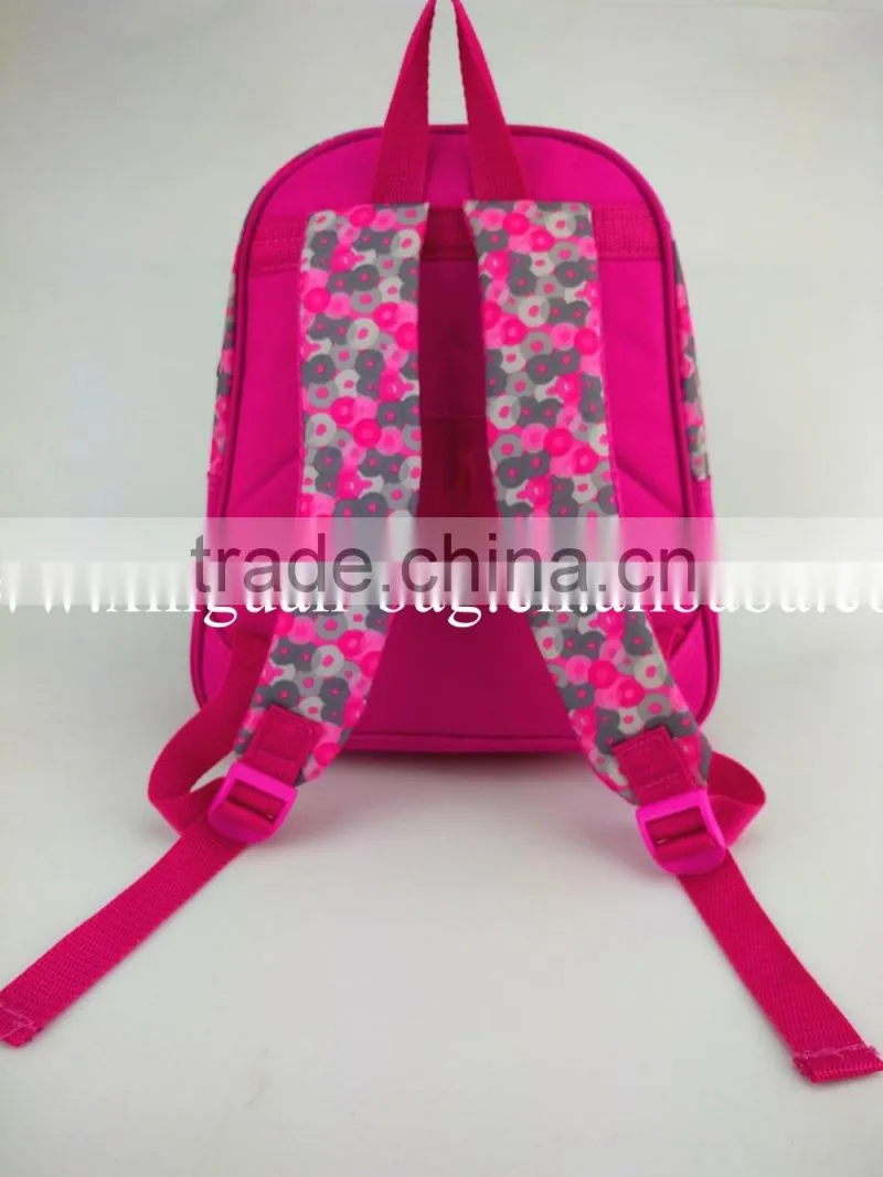 printed polyester girl mini backpack