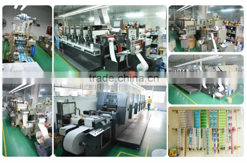 Custom number stickers, colour printing eco-friendly number stickers