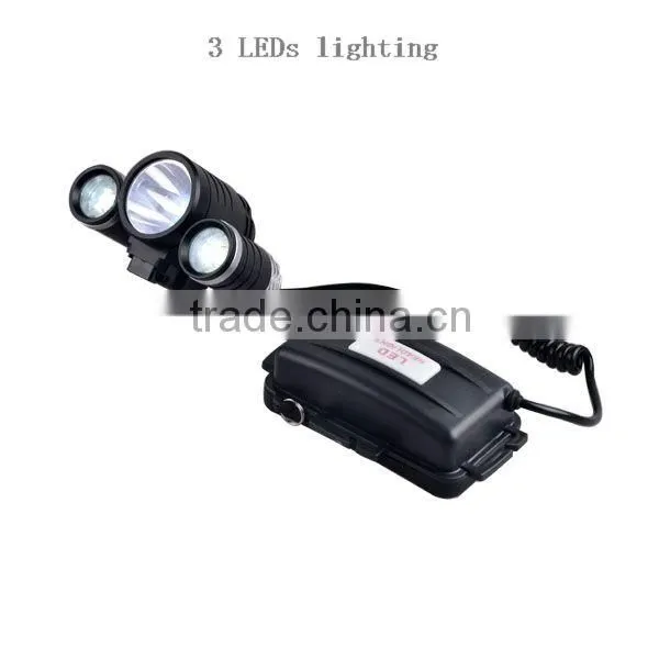 YD257 Bike Headlamp 6000 Lumen LED Headlamp With Charger
