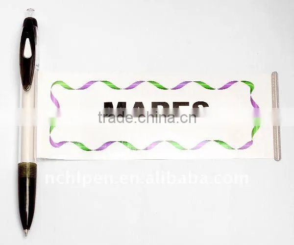 Black click flyer custom pen