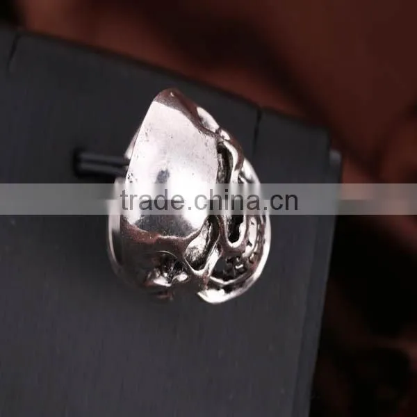 Fashion man ring prices zinc alloy jewelry skull fashion man ring