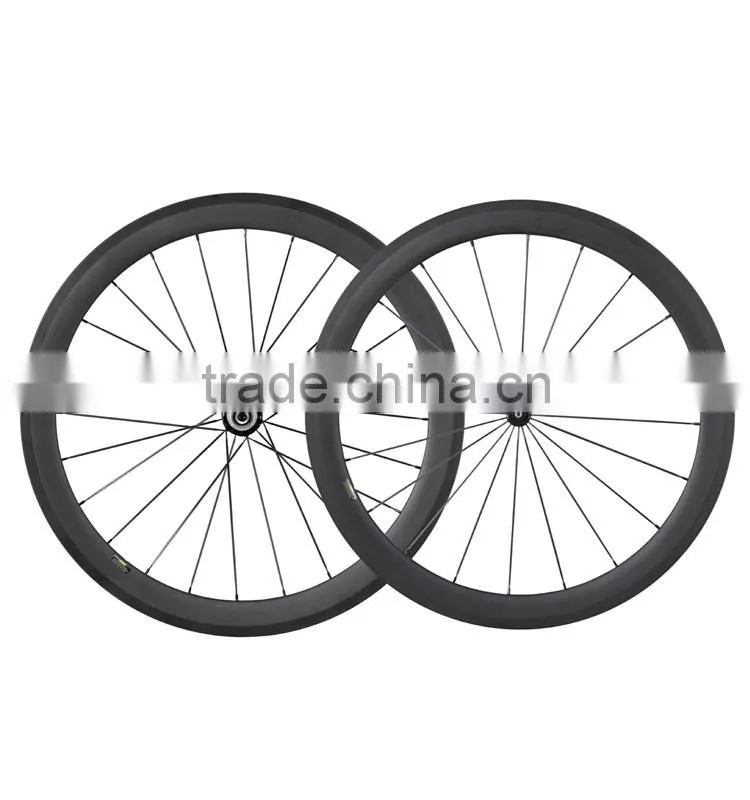 2016 China 700C 50mm clincher Basalt brake surface UD matt road bike wheels carbon