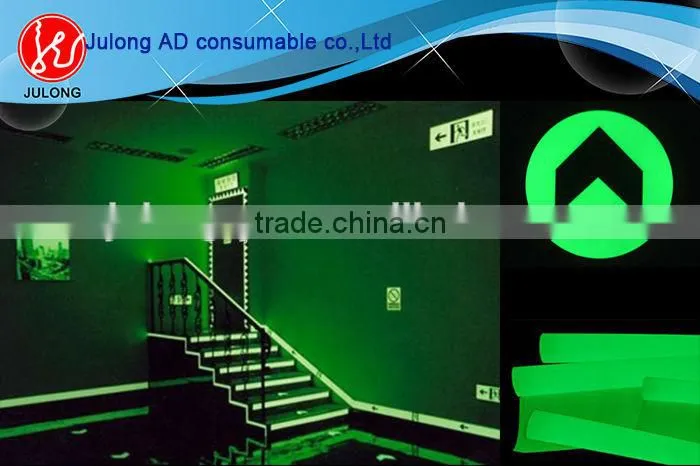 High quality photoluminescent vinyl film for safety warning
