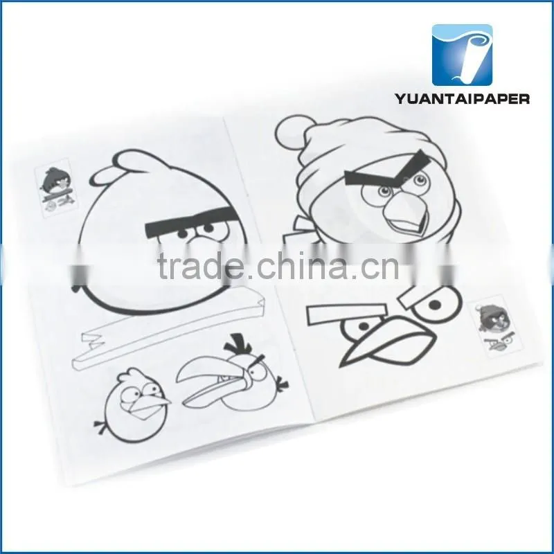 Hot-sale cartoon paper cover coloring books