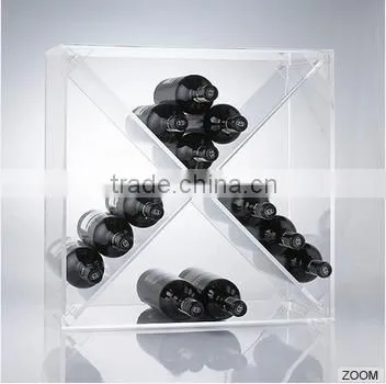 Bottle clear Acrylic Wine rack