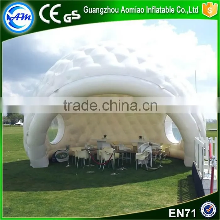 PVC material giant inflatable dome tent inflatable tent camping