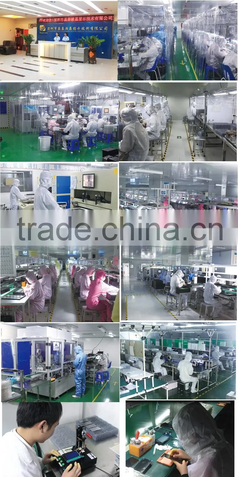 Shenzhen jingtai 7 inch tft transparent lcd panel display