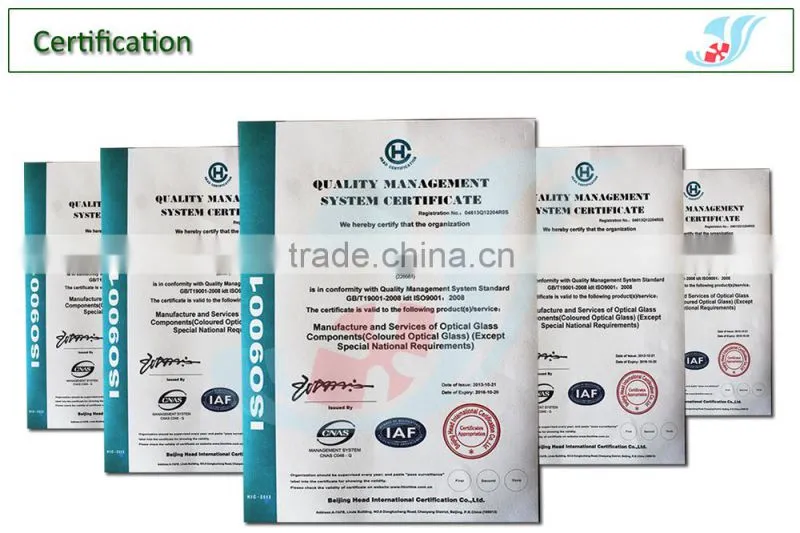 Newest glass filters optical filters , glass