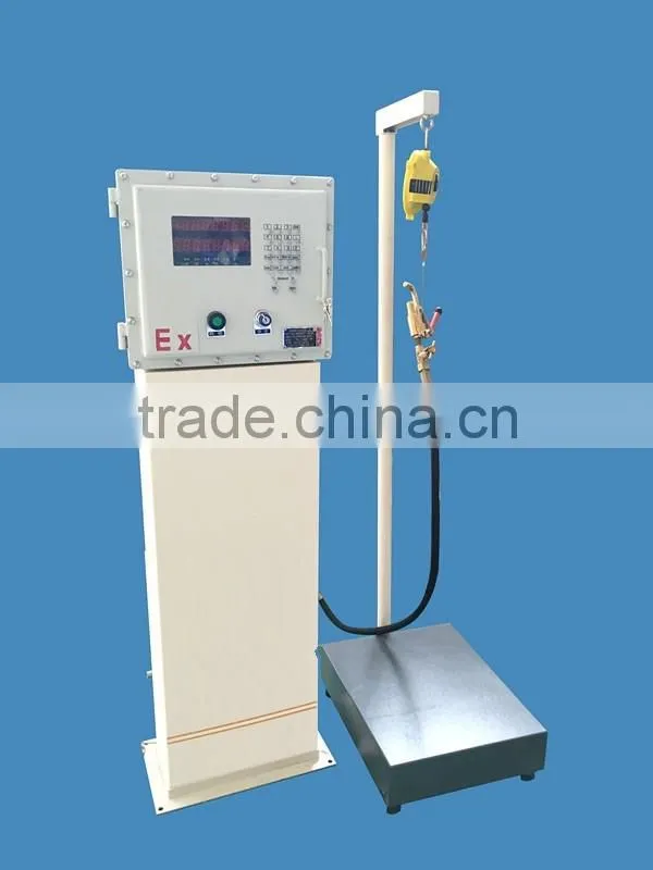 LPG cylinder filling weight scale machine 2-120KG / LPG filling scales