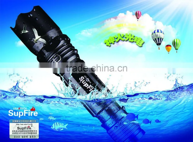 SupFire C2 cree led 260 lumens flashlight
