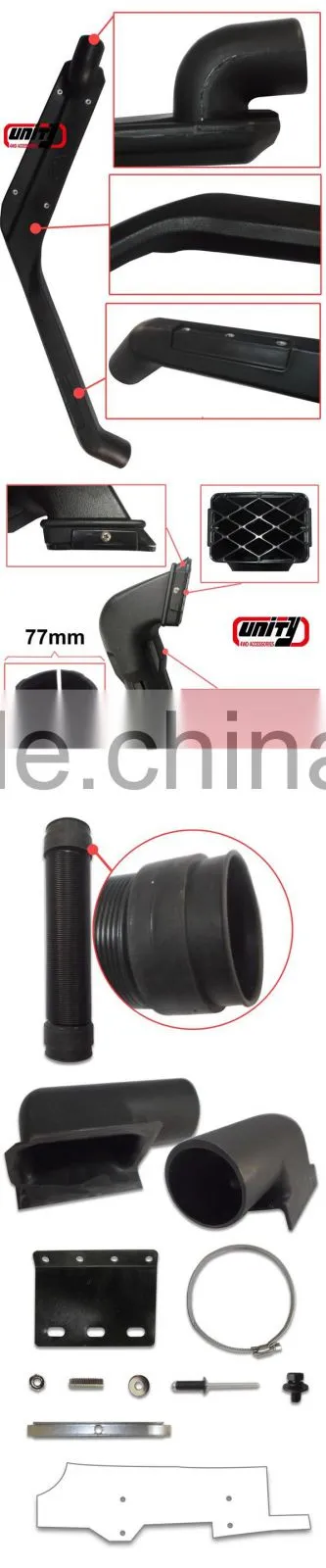 4x4 snorkel for GQ Patrol Y60B car snorkel