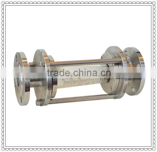 LZB-FA100-25 glass tube flange rotameter,Water flow meter