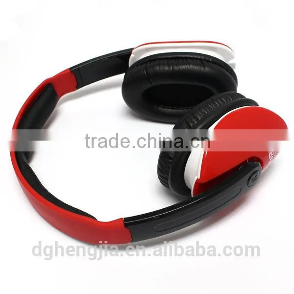 New product for 2015 stereo wireless headphones with Tf card, headphones with built-in radio
