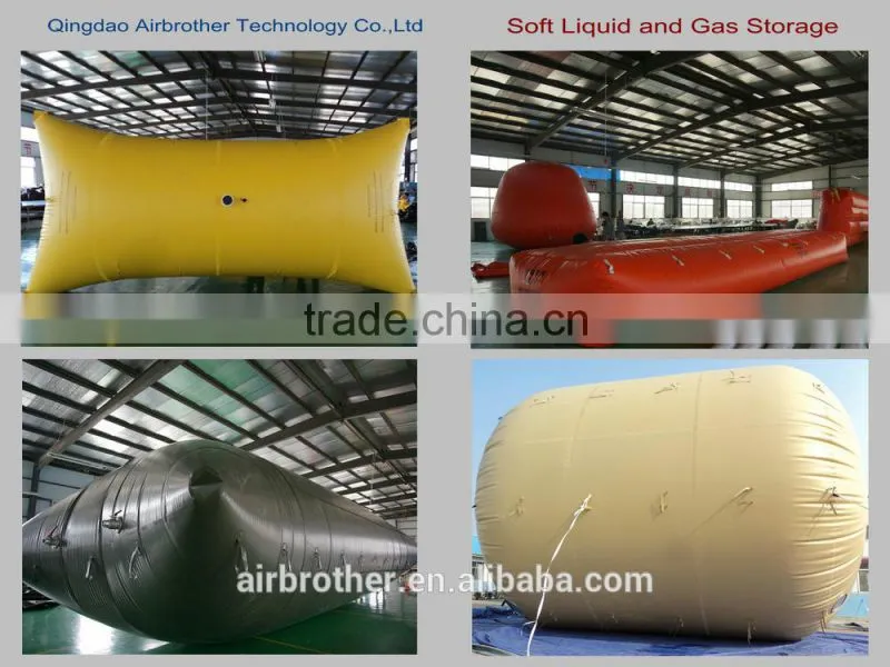 Inflatable wide span architecture membrane building tent