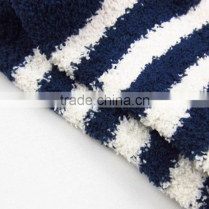 Wholesale colored striped pretty women polyester microfiber socks